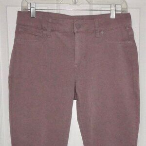 VERY NICE MAURICES MID RISE DUSTY ROSE JEANS PANTS - STRAIGHT LEG - STRETCH - M